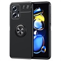 Coque Xiaomi Redmi Note 11T Pro/12T Pro Magnétique avec Support Bague - Noire