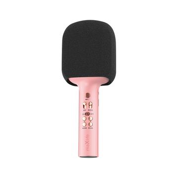 Maxlife MXBM-600 Microphone Bluetooth avec haut-parleur - Rose