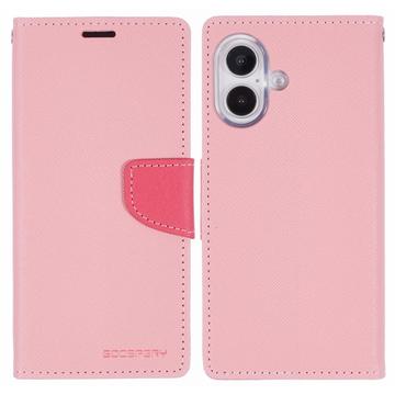Étui Portefeuille iPhone 16 Mercury Goospery Fancy Diary - Rose
