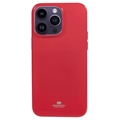 Coque iPhone 15 Pro en TPU Mercury Goospery Glitter - Rose Vif