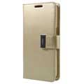 Etui Portefeuille Mercury Goospery Rich Diary pour Samsung Galaxy S7 - Champagne