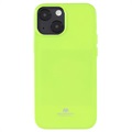 Coque en TPU iPhone 13 Mini Mercury Goospery - Vert Citron