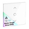 Interrupteur intelligent WiFi pour stores à enrouleur Meross MRS100MA compatible Matter