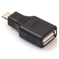 Adaptateur MicroUSB / USB 2.0 OTG - Noir
