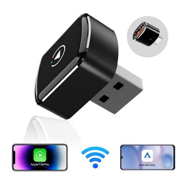 Mini M26 Adaptateur sans fil 2-en-1 pour CarPlay et Android Auto