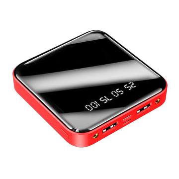 Mini Power Bank 20000mAh - 2x USB - Rouge