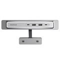 Momax OneLink Tesla Model 3/Y 4-Port USB Extension - Silver