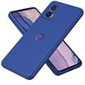 Coque Motorola Edge 30 Neo en Silicone Liquide - Bleue
