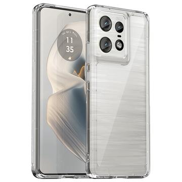 Coque Hybride Motorola Edge 50 Pro Résistante aux Rayures - Transparente