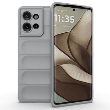 Coque Motorola Edge 50 en TPU - Rugged - Gris Clair