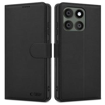 Étui Portefeuille Motorola Edge 60 Pro avec Aimant et Support Tech-Protect - Noir