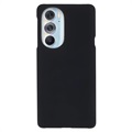 Coque Motorola Edge X30 en Plastique Caoutchouté - Noire