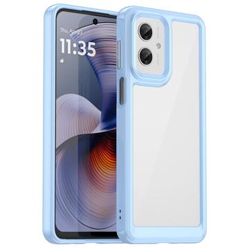 Coque Hybride Motorola Moto G55 Antichoc - Bleue