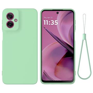 Coque Motorola Moto G55 en Silicone Liquide - Verte
