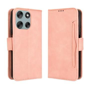 Étui portefeuille Motorola Moto G56 Porte-Cartes - Rose