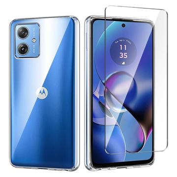 Coque Motorola Moto G64 en TPU avec Protecteur d’Écran Saii 2-en-1