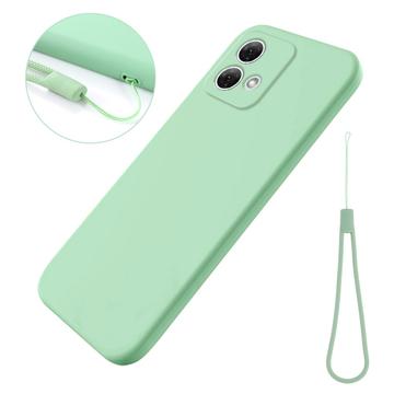 Coque Motorola Moto G84 en Silicone Liquide - Verte