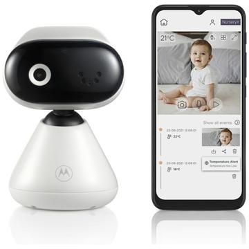 Motorola Nursery PIP1000 Wi-Fi Moniteur bébé avec caméra - Full HD 1080p - Blanc