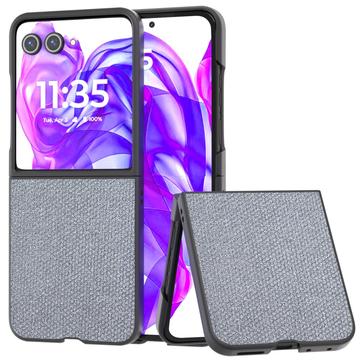 Coque hybride Motorola Razr 50 Ultra Texture Strass