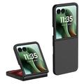Coque Motorola Razr 60 Ultra en Plastique Caoutchouté - Noire