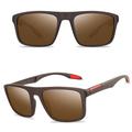 Lunettes de soleil polarisantes Nighthawk Stylish pour homme - marron