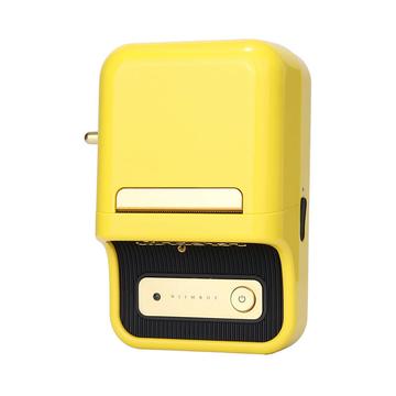 Niimbot B21 Imprimante d\'étiquettes portable avec rouleau de papier - Jaune