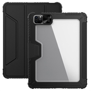 Étui à Rabat iPad Air 11 (2024)/iPad Pro 11 2022/2021/2020/iPad Air 2022/2020 Smart Nillkin Bumper - Noir / Transparent