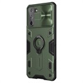 Coque Hybride Samsung Galaxy S21+ 5G Nillkin CamShield Armor - Vert Armée