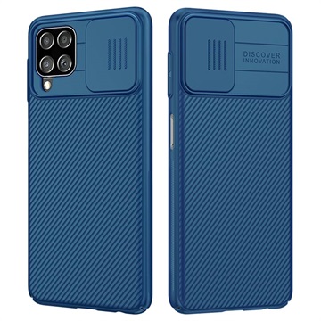 Coque Hybride Samsung Galaxy A22 4G Nillkin CamShield - Bleu