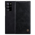 Étui à Rabat Samsung Galaxy Note20 Ultra - Série Nillkin Qin - Noir