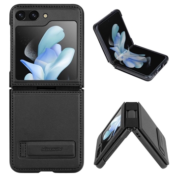 Coque Hybride Samsung Galaxy Z Flip5 Nillkin Qin - Noire