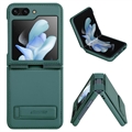 Coque Hybride Samsung Galaxy Z Flip5 Nillkin Qin - Vert