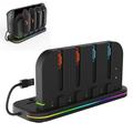 Nintendo Switch 1/2/OLED iPega PG-SW2062 Support de charge et de refroidissement 9-en-1 avec RGB