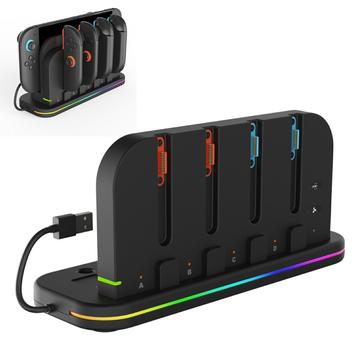 Nintendo Switch 1/2/OLED iPega PG-SW2062 Support de charge et de refroidissement 9-en-1 avec RGB