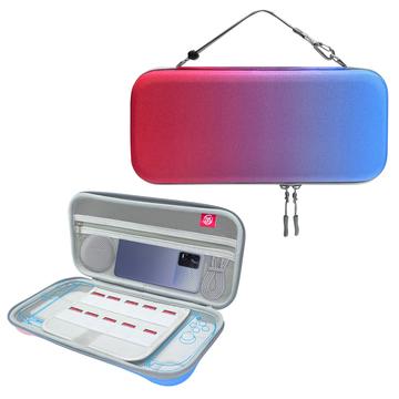 Nintendo Switch 2 JYS JYS-NS2283 Housse de transport EVA à double compartiment - Rouge / Bleu