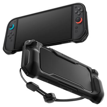 Coque Nintendo Switch 2 en TPU Spigen Rugged Armor - Noir mat