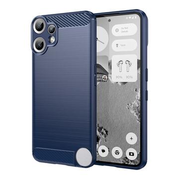 Coque Nothing CMF Phone 2 Pro en TPU Brossé - Fibre de Carbone