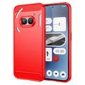 Coque Nothing Phone (2a)/(2a) Plus en TPU Brossé - Fibre de Carbone