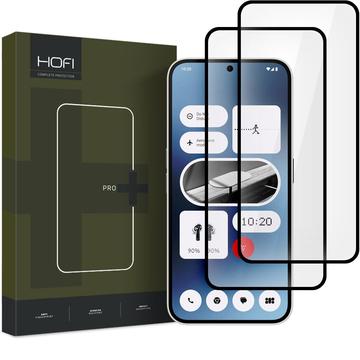 Protecteur d’Écran Nothing Phone (2a) en Verre Trempé - Hofi Premium Pro+ - 2 Pièces - Bord Noir