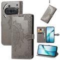 Étui Portefeuille Nothing Phone (3a) Mandala Série - Gris