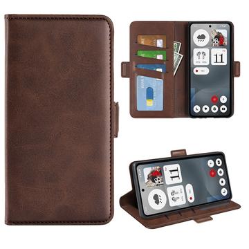 Etui portefeuille Nothing Phone (3a) avec fermeture magnétique - Texture Veau