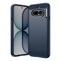 Coque Nothing Phone (4a) en TPU Brossé - Fibre de Carbone