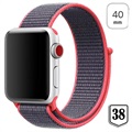 Bracelet Apple Watch Series 5/4/3/2/1 Nylon - 40mm, 38mm - Rouge