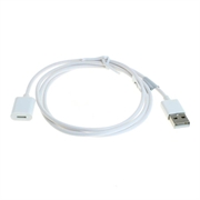 Adaptateur de charge USB OTB 1m pour Apple Pencil (1st Gen) - Blanc