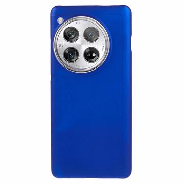 Coque OnePlus 12 en Plastique Caoutchouté - Bleue