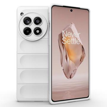 Coque OOnePlus 12R/Ace 3 en TPU - Série Rugged - Blanche