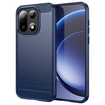 Coque OnePlus 15 en TPU Brossé - Fibre de Carbone