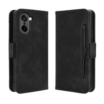 Étui portefeuille OnePlus Ace 5 Racing/Nord CE5 Porte-Cartes - Noir