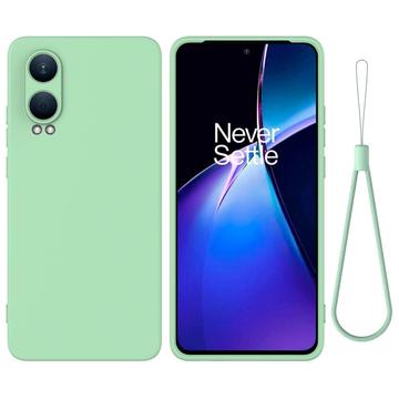 Coque OnePlus Nord CE4 Lite/Oppo K12x en Silicone Liquide - Verte