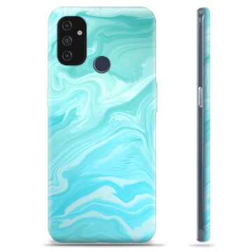 Coque OnePlus Nord N100 en TPU - Marbre Bleu